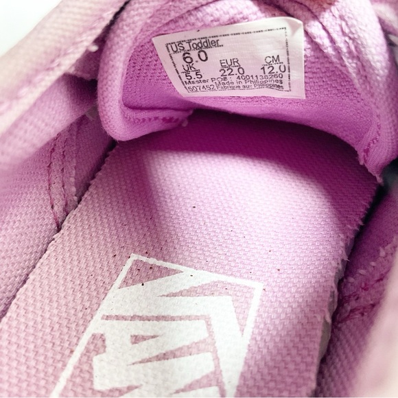 Vans Toddler Lama Shoes Size 6 Girls Pink - Picture 9 of 9
